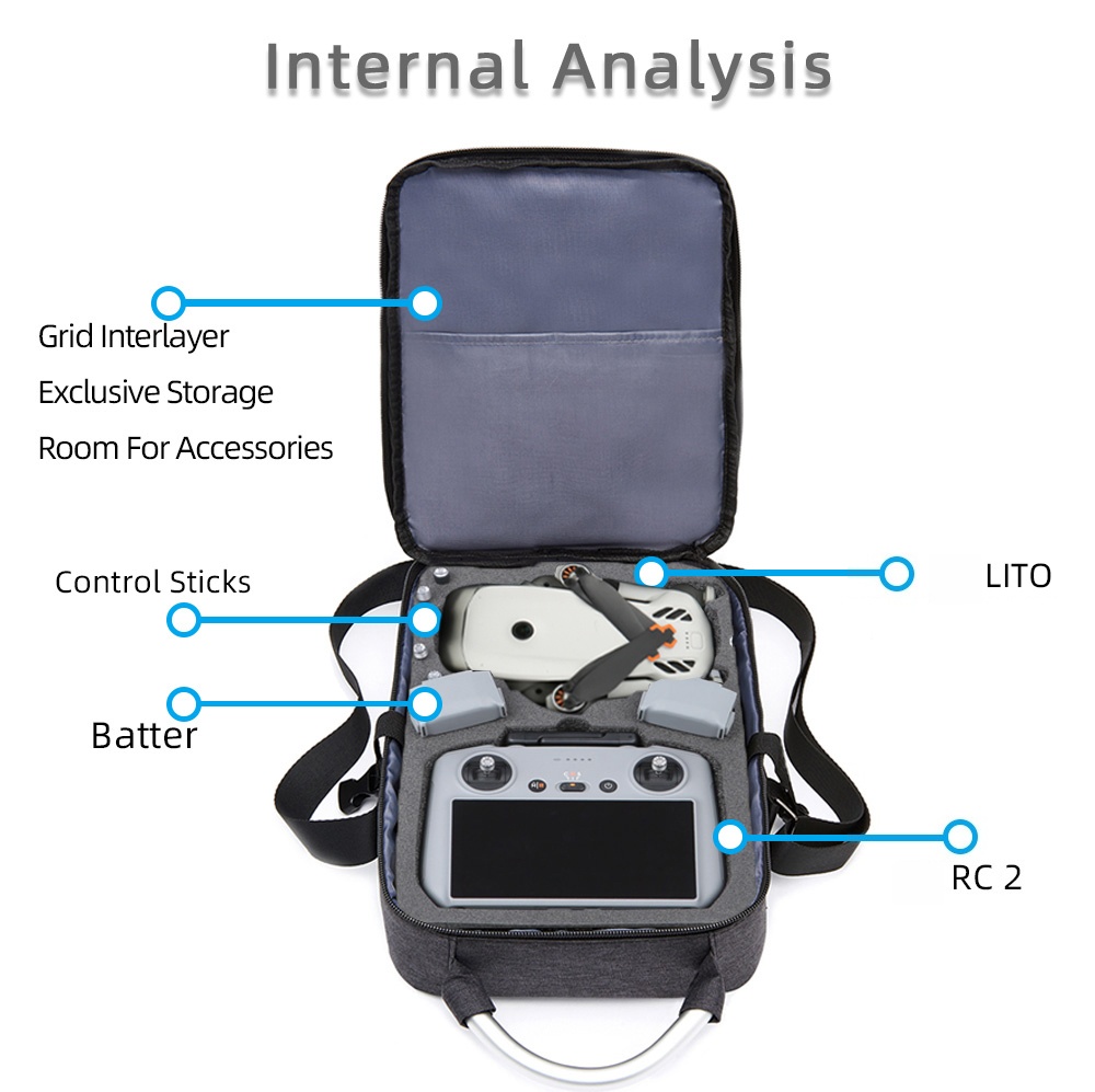 For DJI Lito X1 Organizer Bag  - Rc Helicopter Bag review and price